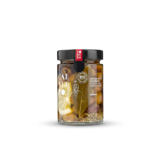 Azeitona Mista Descaroçada com Limão Caixeiro Organic – 170g