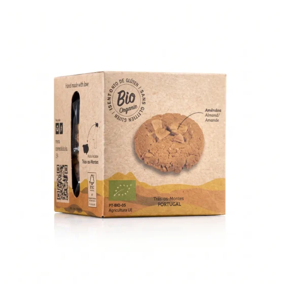 Bolachas Artesanais com Pedaços de Amêndoa UMA – 120g