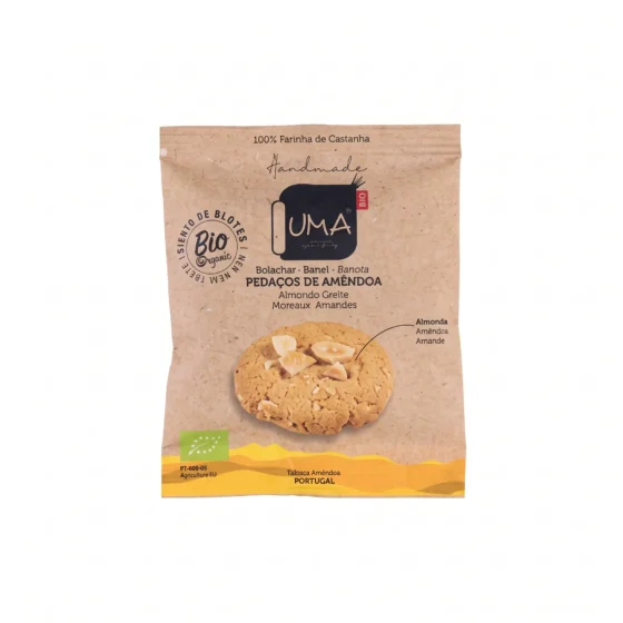 Bolachas Artesanais com Pedaços de Amêndoa UMA – 40g