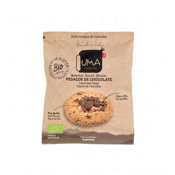 Bolachas Artesanais com Pedaços de Chocolate UMA – 40g